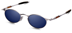 OO in Silver / Blue Iridium