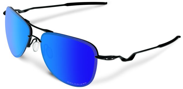 Tailpin in Satin Black / Sapphire Iridium Polarized